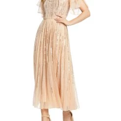 Best Pirce 🌟 Mac Duggal 👩 Womens Embellished Long Evening 👗 Dress 🧨