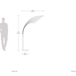 Brand new 🌟 Nova of California Mushroom 85" 5 Light Arc 😀 -Outlet Mac Duggal Store 3ea05ec4eb634d0baf502b4872347072 03778e35 bbc7 406d 8225 75c6fc32e802 1080x