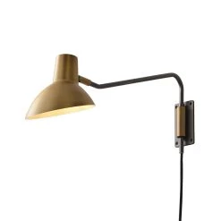 Best Sale ⭐ Nova of California Swing Sconce Brushed Brass Shade 🥰