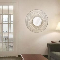 Cheap 🥰 Nova of California Sunburst 36" Desk Mirror in Brushed Nickel 🎉 -Outlet Mac Duggal Store 64f151b7834e48668656a56c33b9e675 1080x