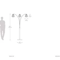 Wholesale 😀 Nova of California Polygon 88" 3 Light Arc Lamp in Matte Black and Brushed Nickel with Dimmer Switch 🔔 -Outlet Mac Duggal Store 6c1caf26bee54bfeacb5be865ba43759 ffe5d1ba 5df5 43cc ab90 1a08e27ceb64 1080x