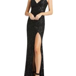 Brand new ๐งจ Mac Duggal ๐ฉ Womens Embellished Sleeveless Evening ๐ Dress ๐ฏ