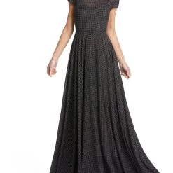 Brand new 🔥 Mac Duggal 👩 Womens Metallic Long Evening 👗 Dress 🎉