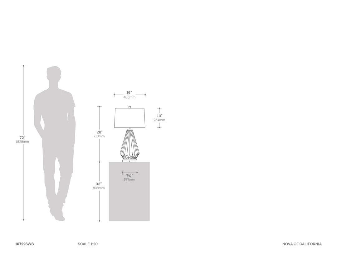 Coupon β Nova of California Concord 28" Bone Porcelain Table Lamp in Weathered Brass and Walnut with nightlight feature and 4-Way Rotary Switch π 5 Coupon β Nova of California Concord 28" Bone Porcelain Table Lamp in Weathered Brass and Walnut with nightlight feature and 4-Way Rotary Switch π - Image 5
