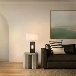 Outlet ๐ฅ Nova of California Deus Ex Machina 24" Table Lamp in Espresso and Brushed Nickel with night light feature and dimmer switch ๐คฉ